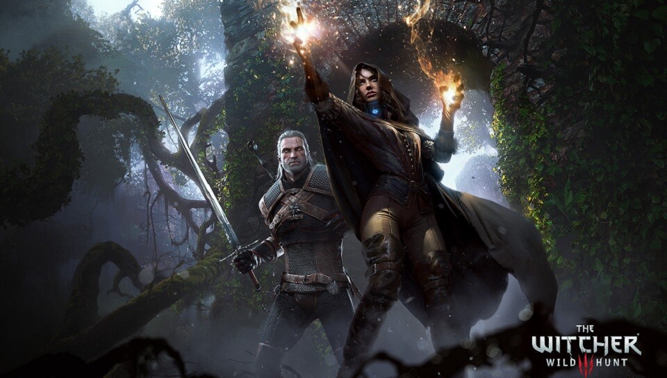 Geralt és Yennefer Witcher 3