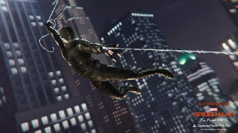 Spider-Man PS4 stealth suit