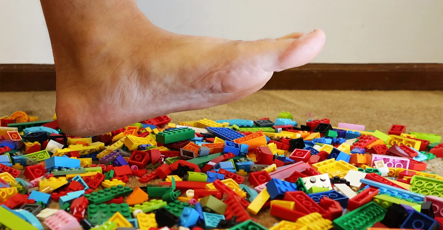 Why does it hurt so bad when you step on a LEGO brick?